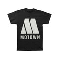 Black-White - Front - Motown Records Unisex Adult M Logo T-Shirt