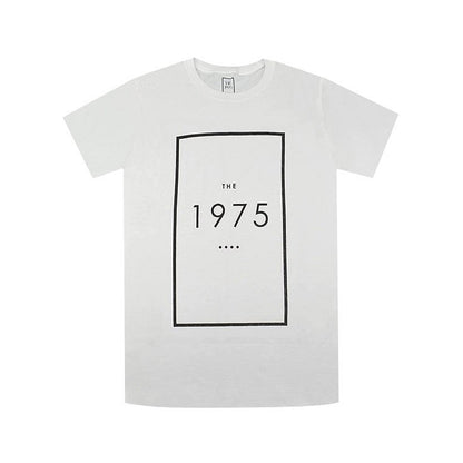 White - Front - The 1975 Unisex Adult Original Logo T-Shirt