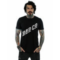 Black - Front - Bad Company Unisex Adult Slant Logo T-Shirt