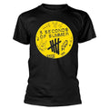 Black-Yellow - Front - 5 Seconds Of Summer Unisex Adult Scribble Logo T-Shirt