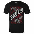 Black - Front - Bad Company Unisex Adult Feel Like Making Love Cotton T-Shirt