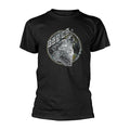 Black - Front - Bad Company Unisex Adult Wolf Cotton T-Shirt