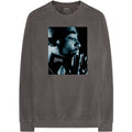 Charcoal Grey - Front - Tupac Shakur Unisex Adult Changes Side Photo Long-Sleeved T-Shirt