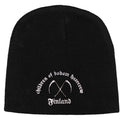 Black - Front - Children Of Bodom Unisex Adult Finland Beanie