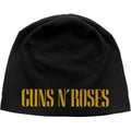 Black - Front - Guns N Roses Unisex Adult Logo Beanie