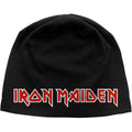 Black - Front - Iron Maiden Unisex Adult Logo Beanie