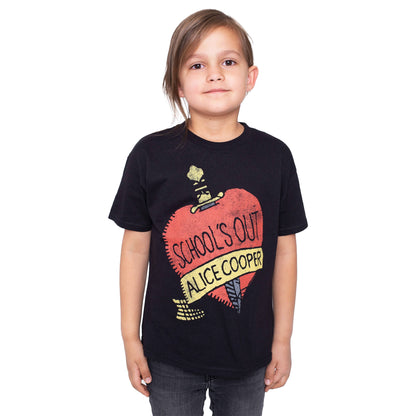 Black - Back - Alice Cooper Childrens-Kids School´s Out Cotton T-Shirt