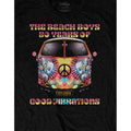 Black - Side - The Beach Boys Unisex Adult Good Vibes Tour Cotton T-Shirt