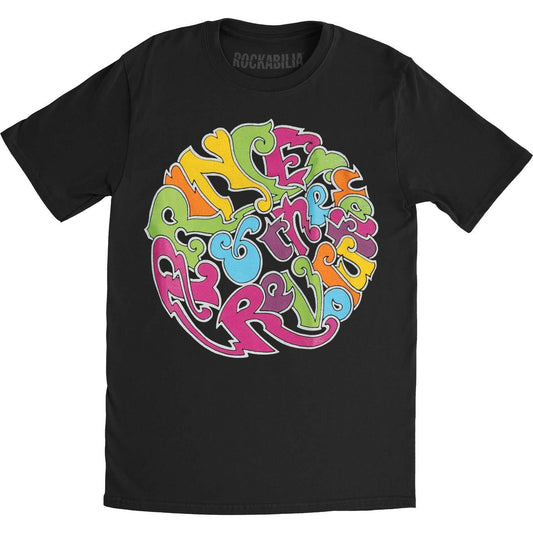 Black - Front - Prince Unisex Adult In a Day Back Print T-Shirt