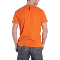Orange - Back - Billie Eilish Unisex Adult Blohsh Racer Logo T-Shirt