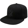 Black - Front - Queen Unisex Adult Crest Snapback Cap