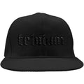 Black - Front - Trivium Unisex Adult Logo Snapback Cap