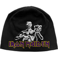 Black-White - Front - Iron Maiden Unisex Adult Seventh Son Beanie