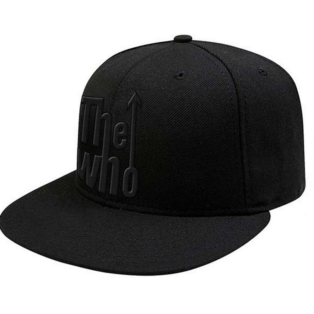 Black - Front - The Who Unisex Adult Arrow Logo Snapback Cap