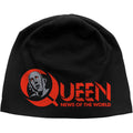 Black-Red - Front - Queen Unisex Adult News Of The World Beanie