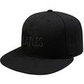 Black-Green - Front - The Beatles Unisex Adult Drop T Logo Snapback Cap