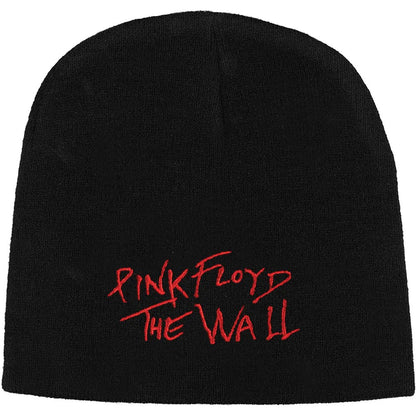 Black - Front - Pink Floyd Unisex Adult The Wall Hammers Logo Beanie