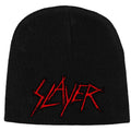 Black-Red - Front - Slayer Unisex Adult Eagle Beanie