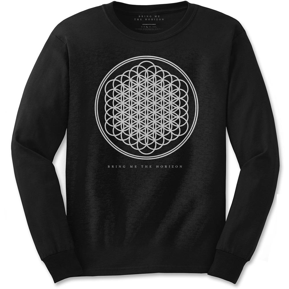 Black - Front - Bring Me The Horizon Unisex Adult Sempiternal Long-Sleeved T-Shirt