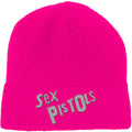 Fluorescent Pink - Front - Sex Pistols Unisex Adult Logo Beanie