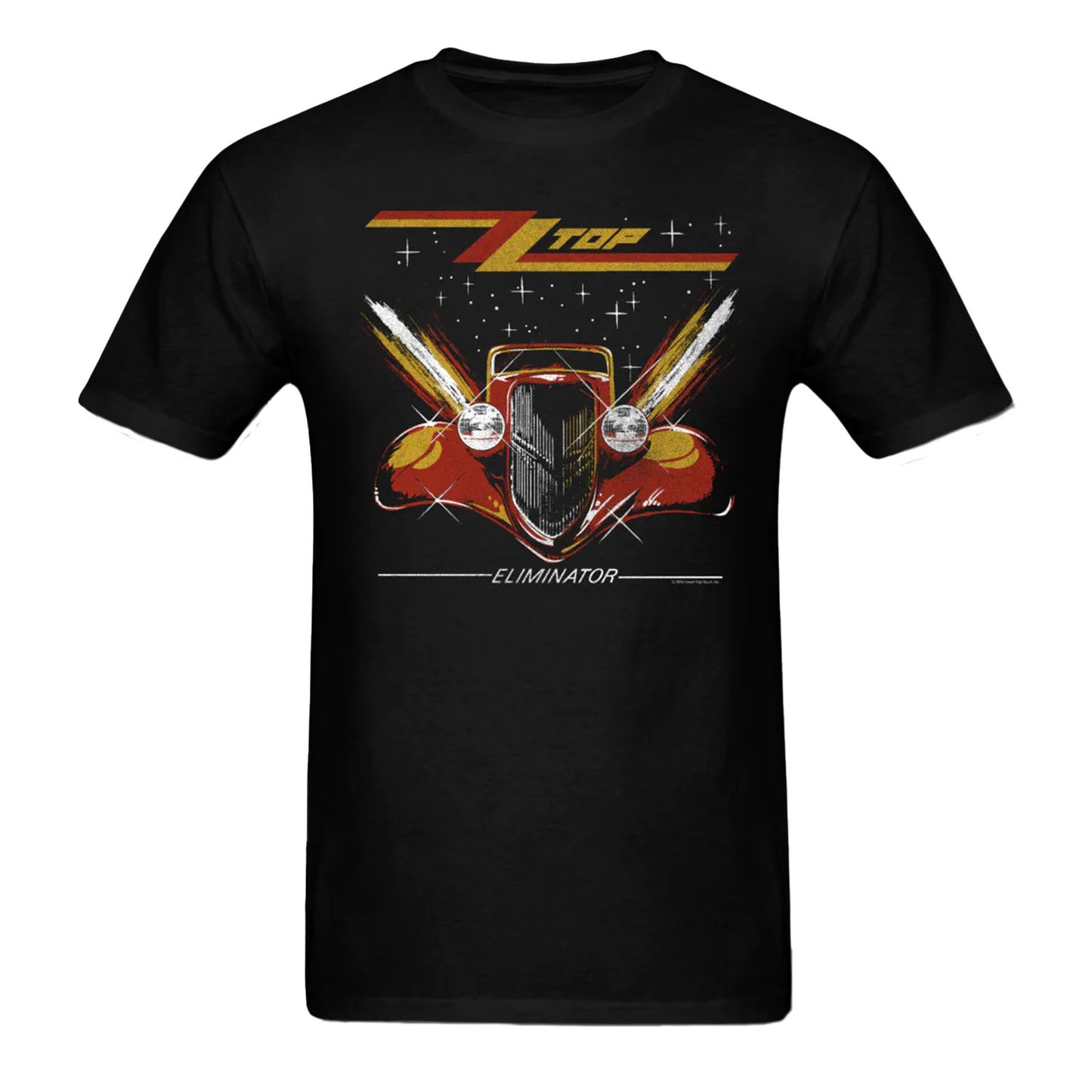 Black - Front - ZZ Top Unisex Adult Eliminator T-Shirt