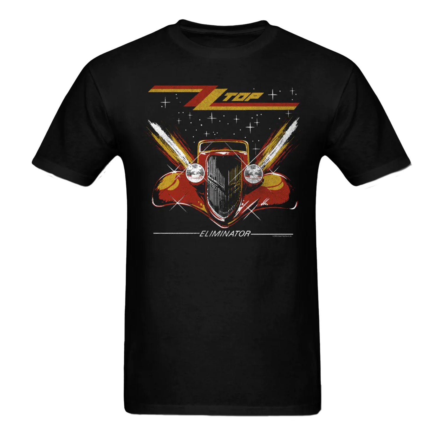Black - Front - ZZ Top Unisex Adult Eliminator T-Shirt