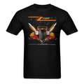 Black - Front - ZZ Top Unisex Adult Eliminator T-Shirt