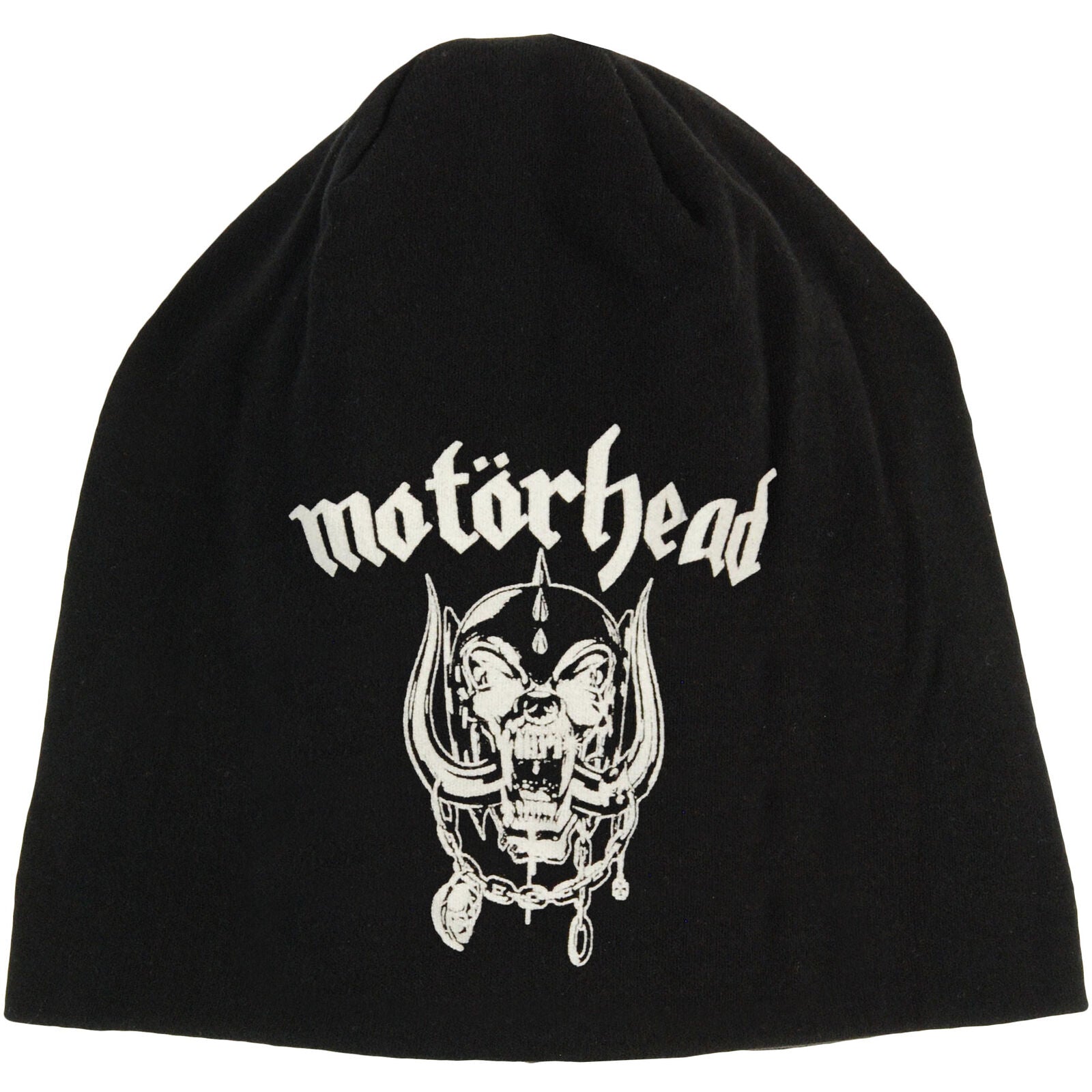Black - Front - Motorhead Unisex Adult England Beanie