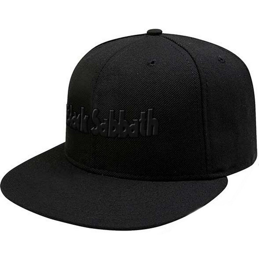 Black - Front - Black Sabbath Unisex Adult Demon Logo Snapback Cap