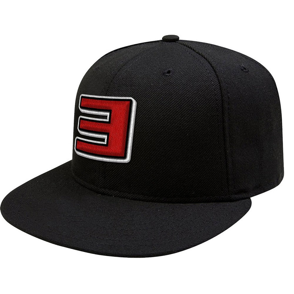 Black - Front - Eminem Unisex Adult E Snapback Cap