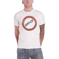 White - Front - Bad Company Unisex Adult Burnin´ Through America Cotton T-Shirt