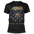 Black - Front - Anthrax Unisex Adult Among The Kings T-Shirt