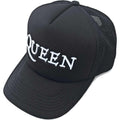 Black-White - Front - Queen Unisex Adult Logo Mesh Back Baseball Cap