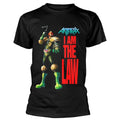 Black - Front - Anthrax Unisex Adult I Am The Law T-Shirt