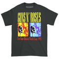 Black - Front - Guns N Roses Unisex Adult Use Your Illusion World Tour Back Print T-Shirt