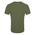 Military Green - Back - Blink 182 Unisex Adult Repeat Logo T-Shirt