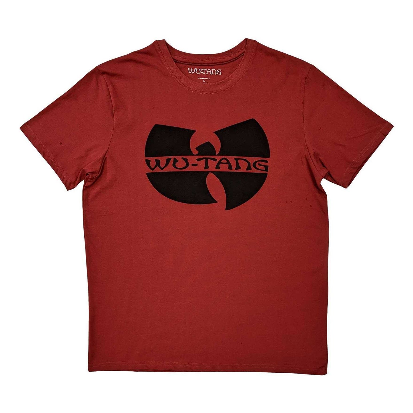 Red - Front - Wu-Tang Clan Unisex Adult Logo Cotton T-Shirt
