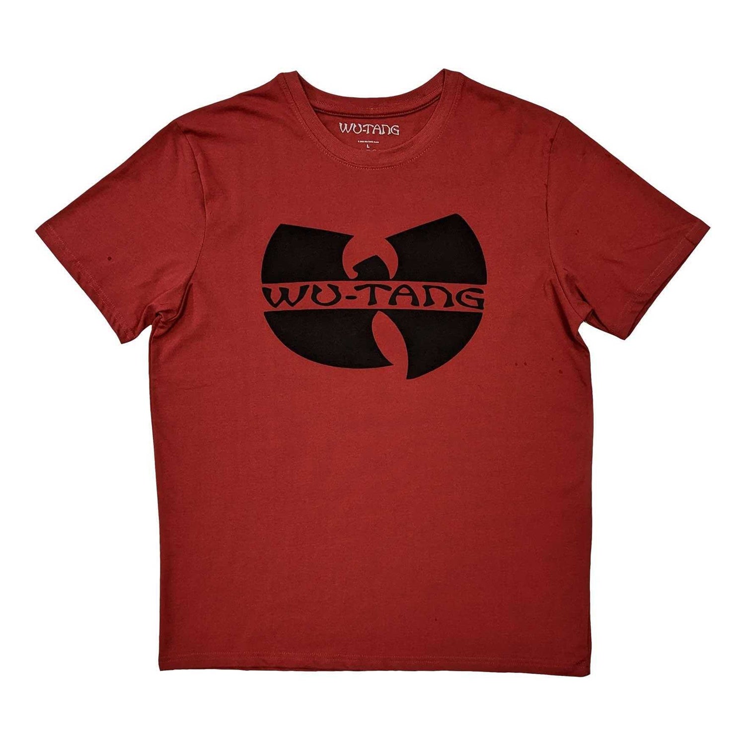 Red - Front - Wu-Tang Clan Unisex Adult Logo Cotton T-Shirt