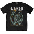 Black - Front - CBGB Unisex Adult Liberty Cotton T-Shirt