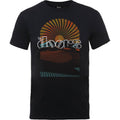 Black - Front - The Doors Unisex Adult Daybreak Cotton T-Shirt