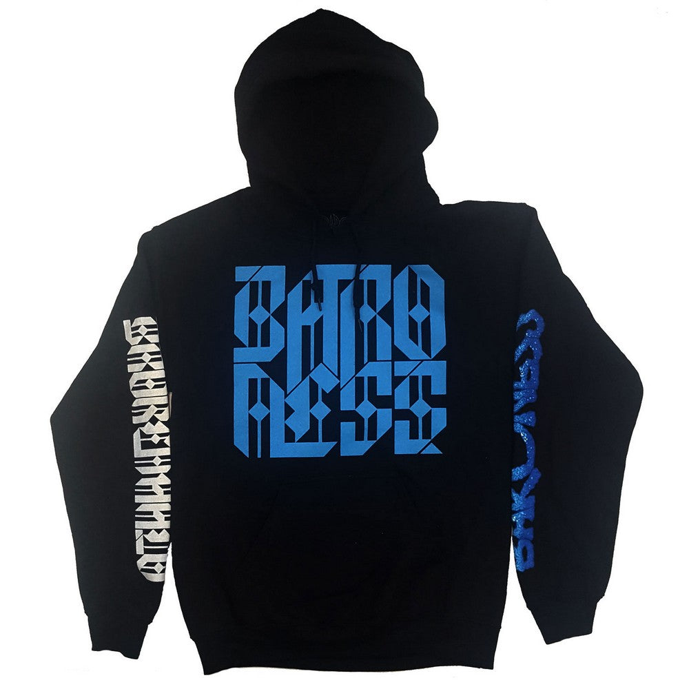Black - Front - Baroness Unisex Adult Broken Halo Back Print Hoodie