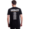 Black - Back - Baroness Unisex Adult Gold & Grey Back Print Cotton T-Shirt