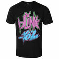 Black - Front - Blink 182 Unisex Adult Neon Logo T-Shirt