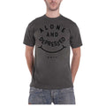 Charcoal Grey - Front - Bring Me The Horizon Unisex Adult Alone & Depressed Cotton T-Shirt