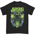 Black - Front - Asking Alexandria Unisex Adult Teeth Cotton T-Shirt