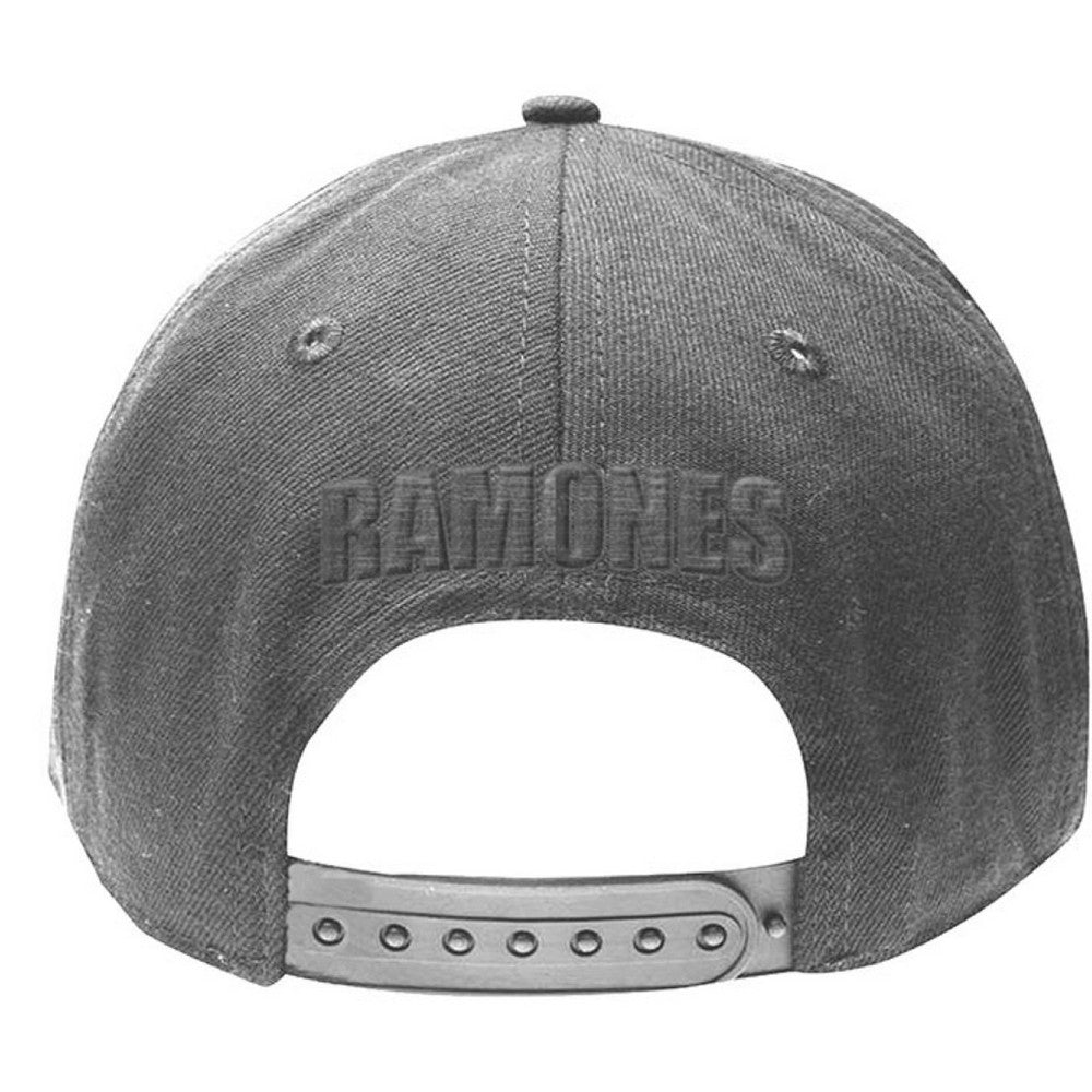 Grey - Back - Ramones Unisex Adult Presidential Seal Snapback Cap
