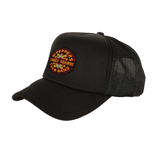 Black - Front - The Beatles Unisex Adult Sgt Pepper Trucker Cap