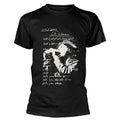 Black - Front - The Doors Unisex Adult LA Woman Song Lyrics Cotton T-Shirt