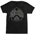 Black - Front - Lemmy Unisex Adult Arrow Logo Cotton T-Shirt