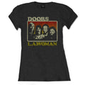 Black - Front - The Doors Womens-Ladies LA Woman Cotton T-Shirt